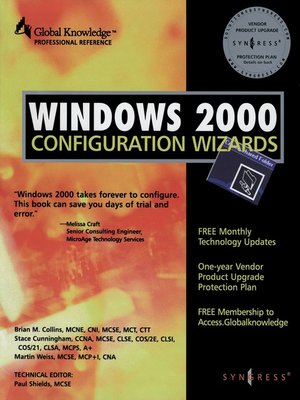 cover image of Windows 2000 Configuration Wizards